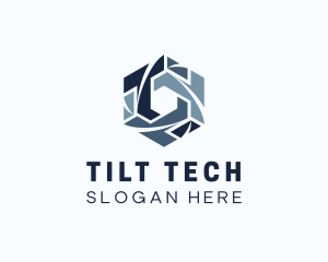 Modern Tech Hexagon logo design