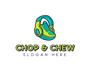 Headset Sneaker Fashion Logo