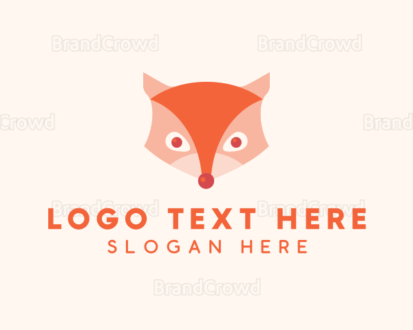 Wild Fox Head Logo
