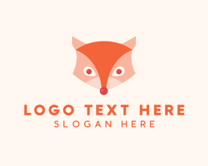 Wolf - Wild Fox Head logo design