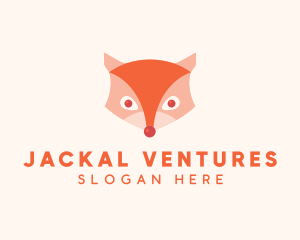 Jackal - Wild Fox Head logo design