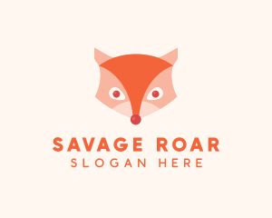 Wild Fox Head logo design