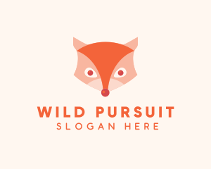 Wild Fox Head logo design