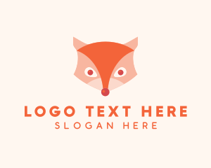 Illustration - Wild Fox Head logo design