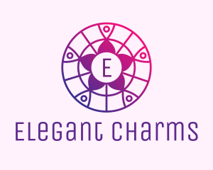 Geometric Floral Decor logo design