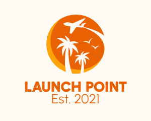 Takeoff - Vacation Island Flight logo design