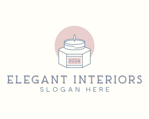 Scented Candle Decor logo design