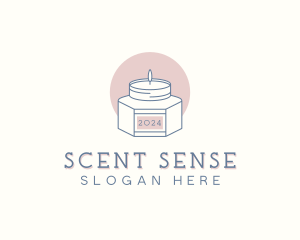 Scented Candle Decor logo design