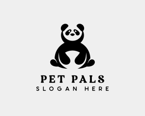 Wild Panda Bear logo design