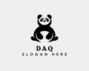 Wildlife - Minimalist Panda Bear logo design