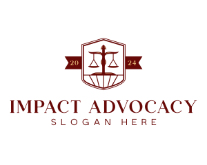 Advocacy - Attorney Legal Law logo design