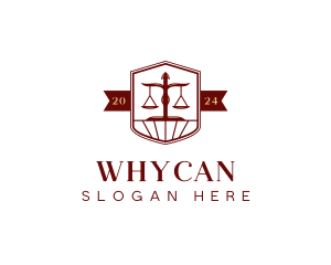 Courthouse - Attorney Legal Law logo design