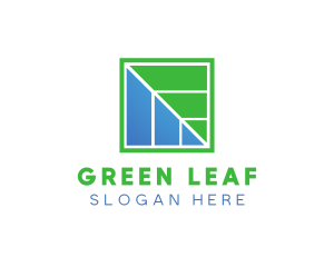 Generic Square Leaf  logo design