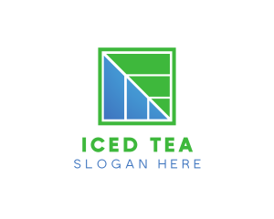 Generic Square Leaf  logo design