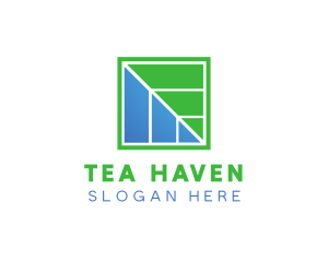 Generic Square Leaf  logo design