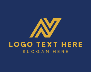 Letter N - Generic Monoline Letter N logo design