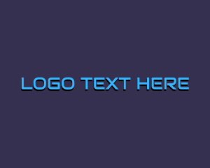 Text - Futuristic Technology Gadget logo design