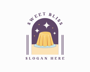 Sweet Pudding Dessert logo design