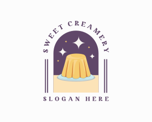 Sweet Pudding Dessert logo design