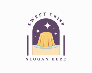 Sweet Pudding Dessert logo design