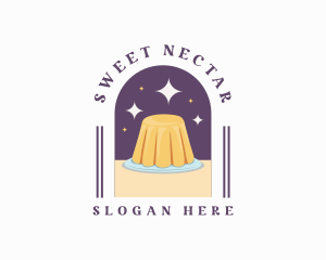 Sweet Pudding Dessert logo design