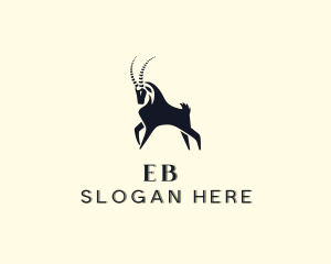 Antler - Ibex Forest Animal logo design