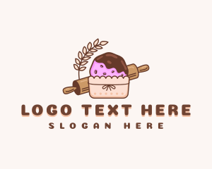 Biscuit - Pastry Muffin Cupcake logo design