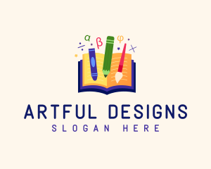 Daycare Kindergarten Learning logo design