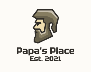 Daddy - Geometric Man Profile logo design