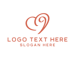 Love - Heart Community Charity logo design