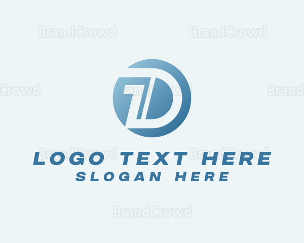 Business Company Letter D Logo