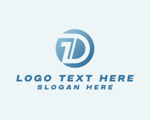 E Commerce - Business Company Letter D logo design
