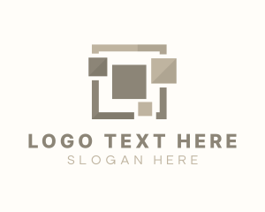 Floor - Tile Interior Design logo design