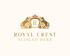 Royal Horse Crest logo design