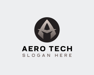 Tech Startup Company Letter A logo design