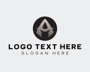 App - Tech Startup Company Letter A logo design
