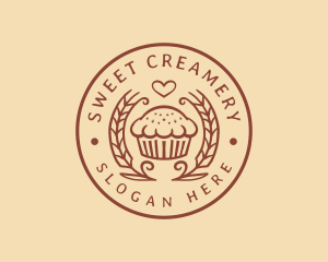 Wheat Cup Cake logo design