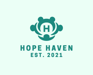 Human Charity Foundation logo design