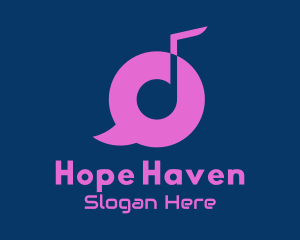 Neon - Music Streaming Chat logo design