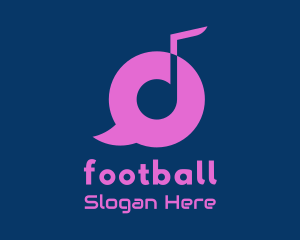 Streaming - Music Streaming Chat logo design