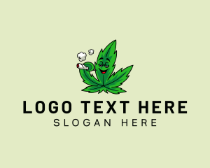 Cannabis Smoker Marijuana Logo