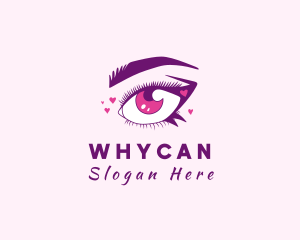 Eyebrow - Lovely Woman Eyelash logo design