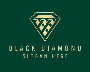 Textile Fashion Diamond  logo design