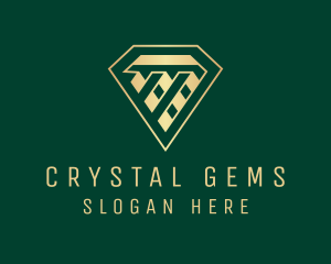 Textile Fashion Diamond  logo design