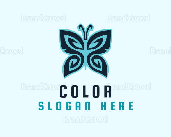 Pattern Wings Butterfly Logo