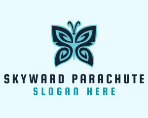 Pattern Wings Butterfly logo design