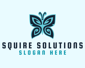 Pattern Wings Butterfly logo design