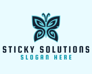 Pattern Wings Butterfly logo design