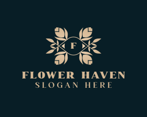 Tulip Flowers Florist logo design