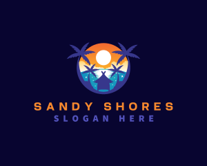 Beach - Vacation Beach Travel logo design